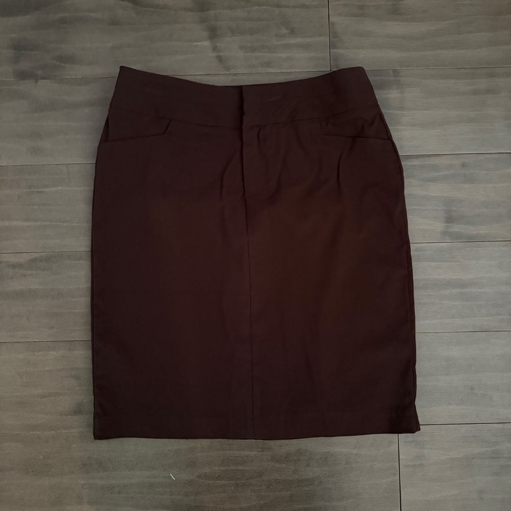 FMX Brown Women's Skirt pockets straight Scouts size 5/6